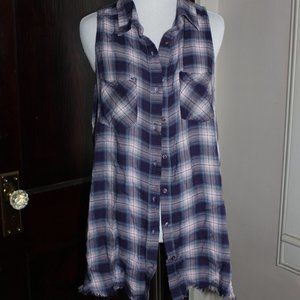 PEYTON JENSEN Flannel Tank